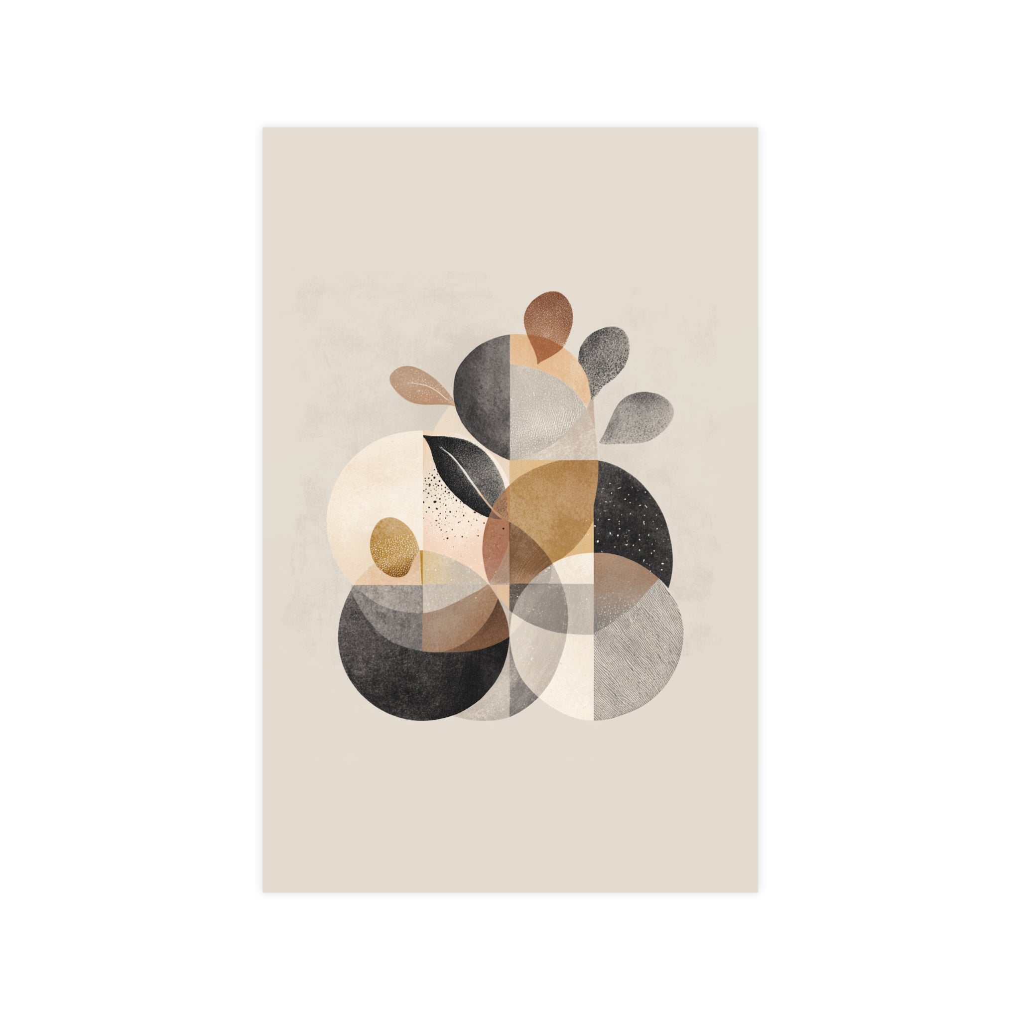Abstract Wall Art Print Neutral Poster