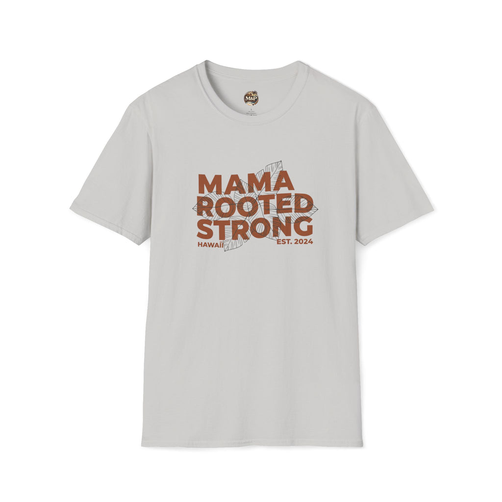 Mama Rooted Strong T-Shirt — Orange by Printify