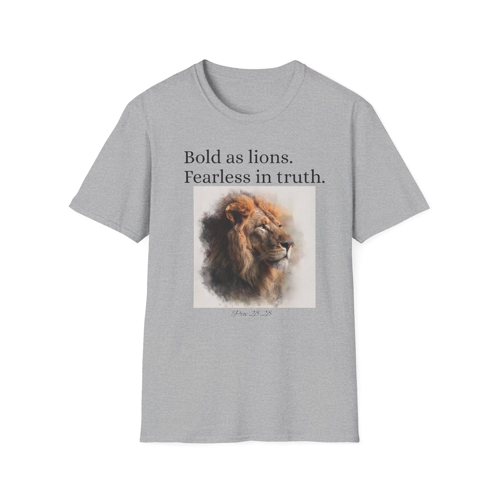 Bold as Lions Fearless in Truth Unisex T-Shirt
