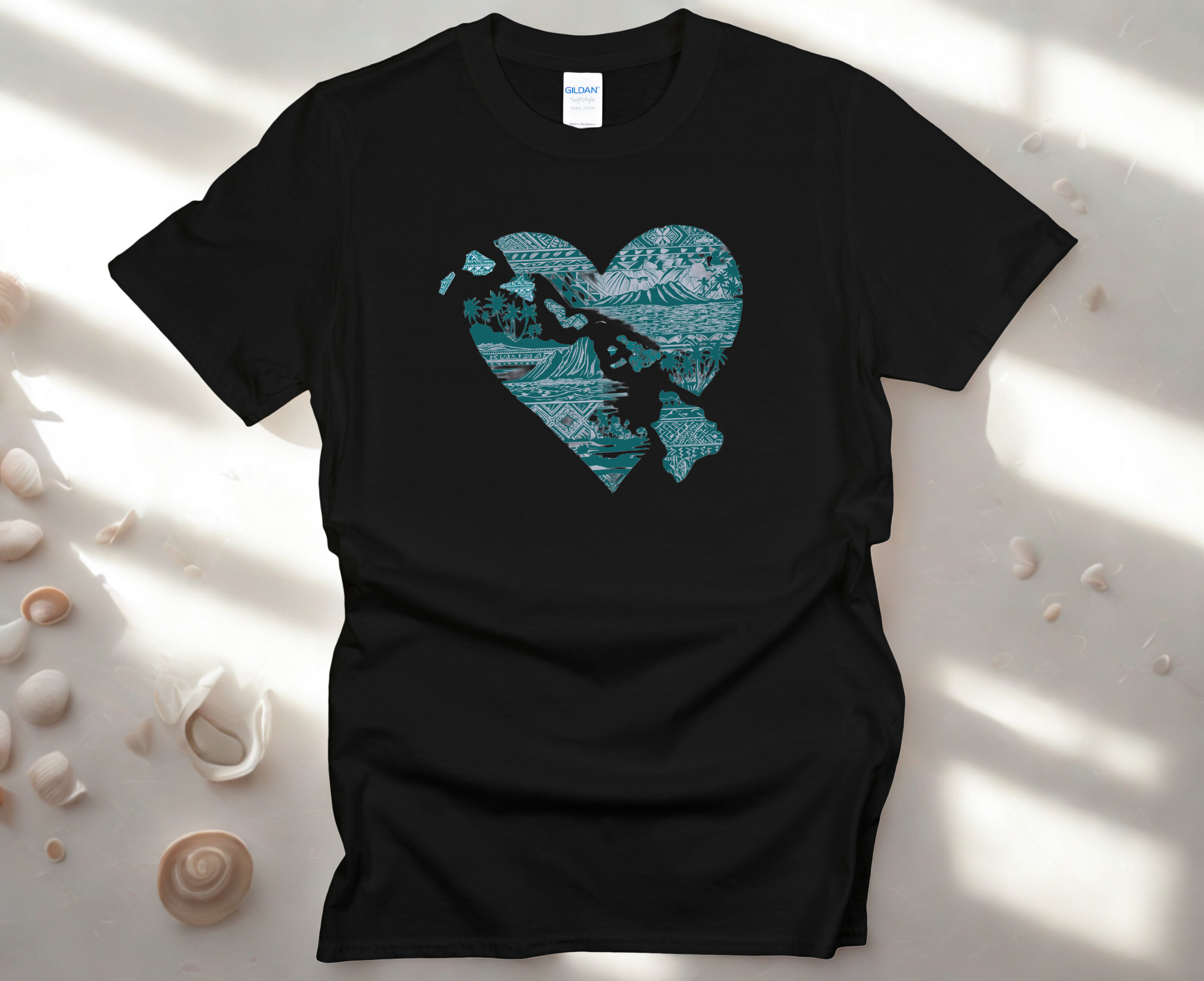 Hawaii at Heart Blue Unisex T-Shirt