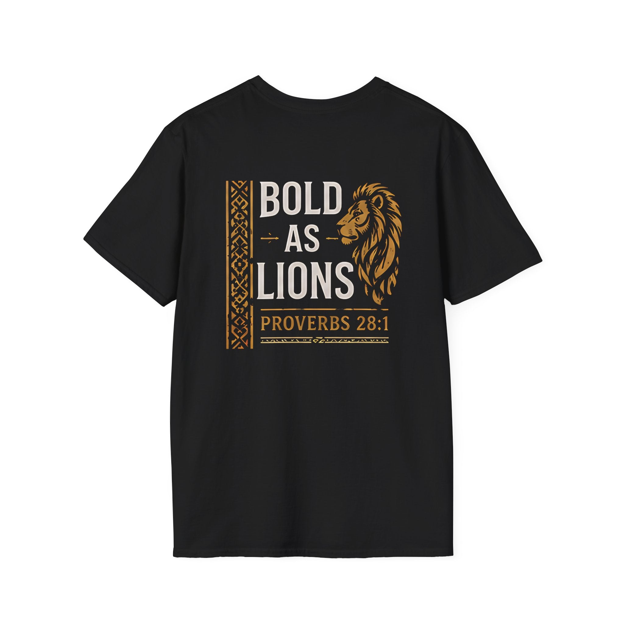 Bold as Lions Proverbs 28:1 Class of 2026 T-Shirt by Printify