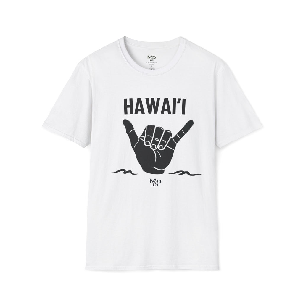Hawaii Shaka Hand T-Shirt Island Aloha Graphic Tee by Printify