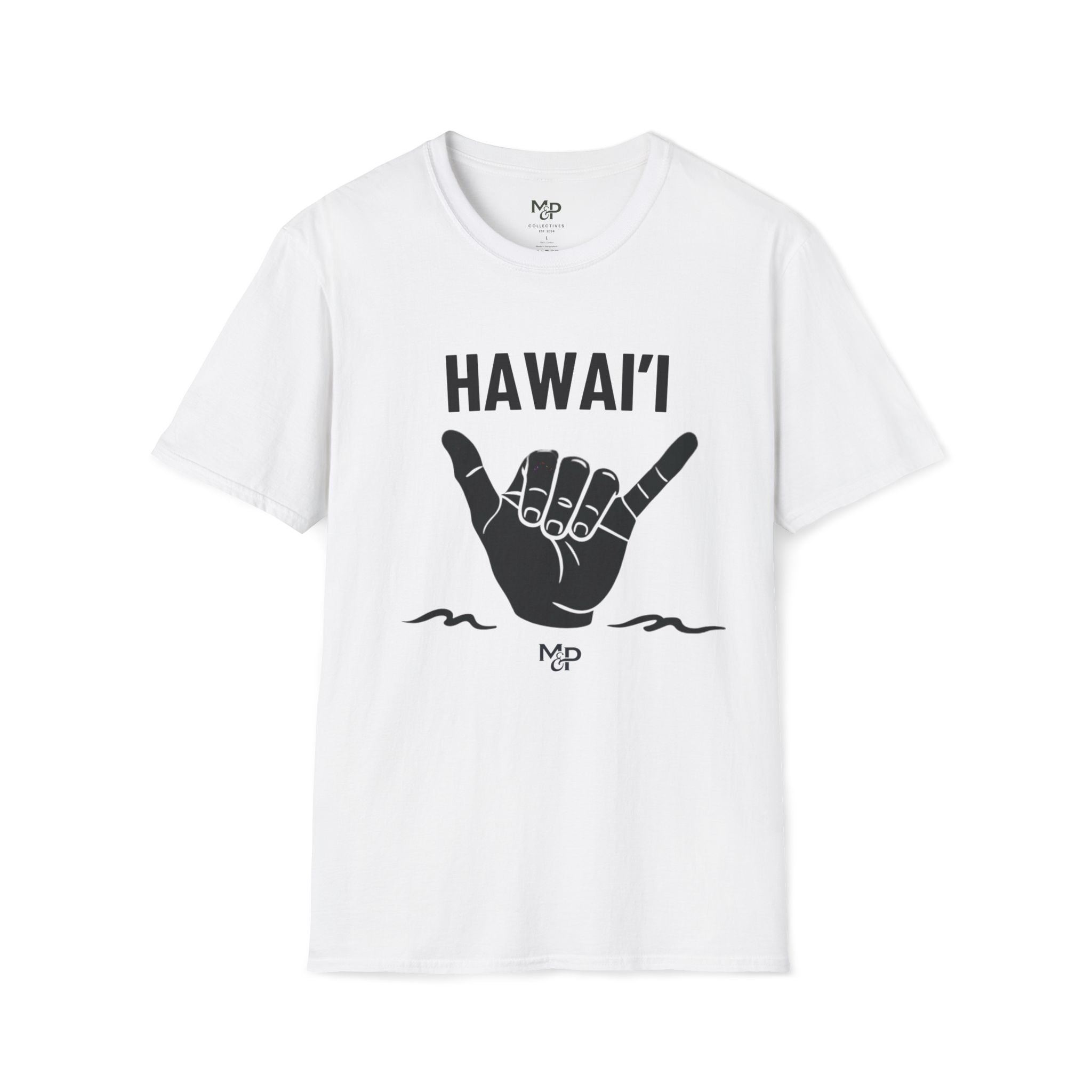 Hawaii Shaka Hand T-Shirt Island Aloha Graphic Tee by Printify