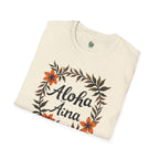 Aloha Aina with Flowers Love of the Land Unisex T-Shirt