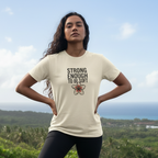 Strong Enough to Be Soft T-Shirt — Inspirational Comfort Tee by Printify