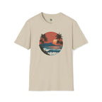 Diamond Head at Sunset T-Shirt | Hawaii Sunset Illustration