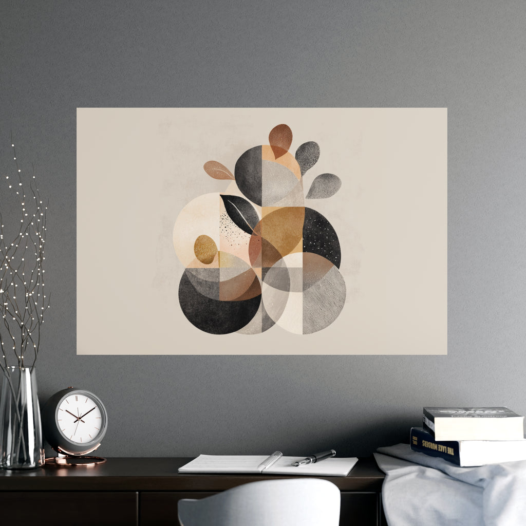 Abstract Wall Art Print Neutral Poster
