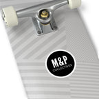 M&P Collectives logo Round Stickers | Vinyl decal, indoor/outdoor by Printify