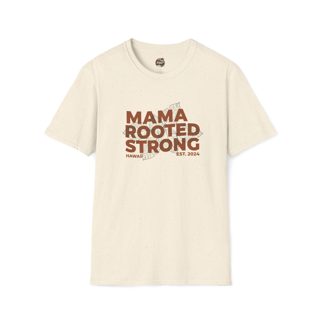 Mama Rooted Strong T-Shirt — Orange by Printify