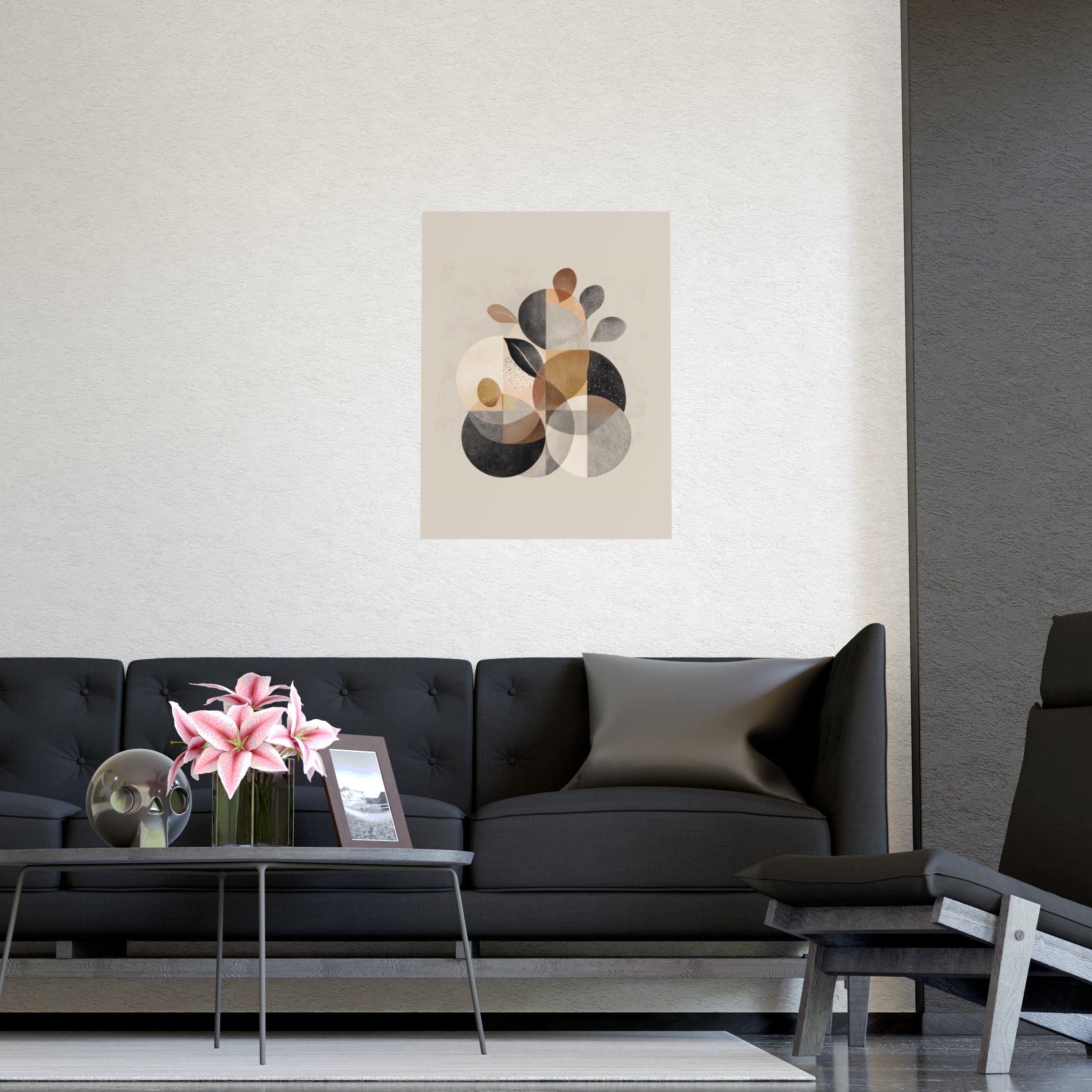 Abstract Wall Art Print Neutral Poster