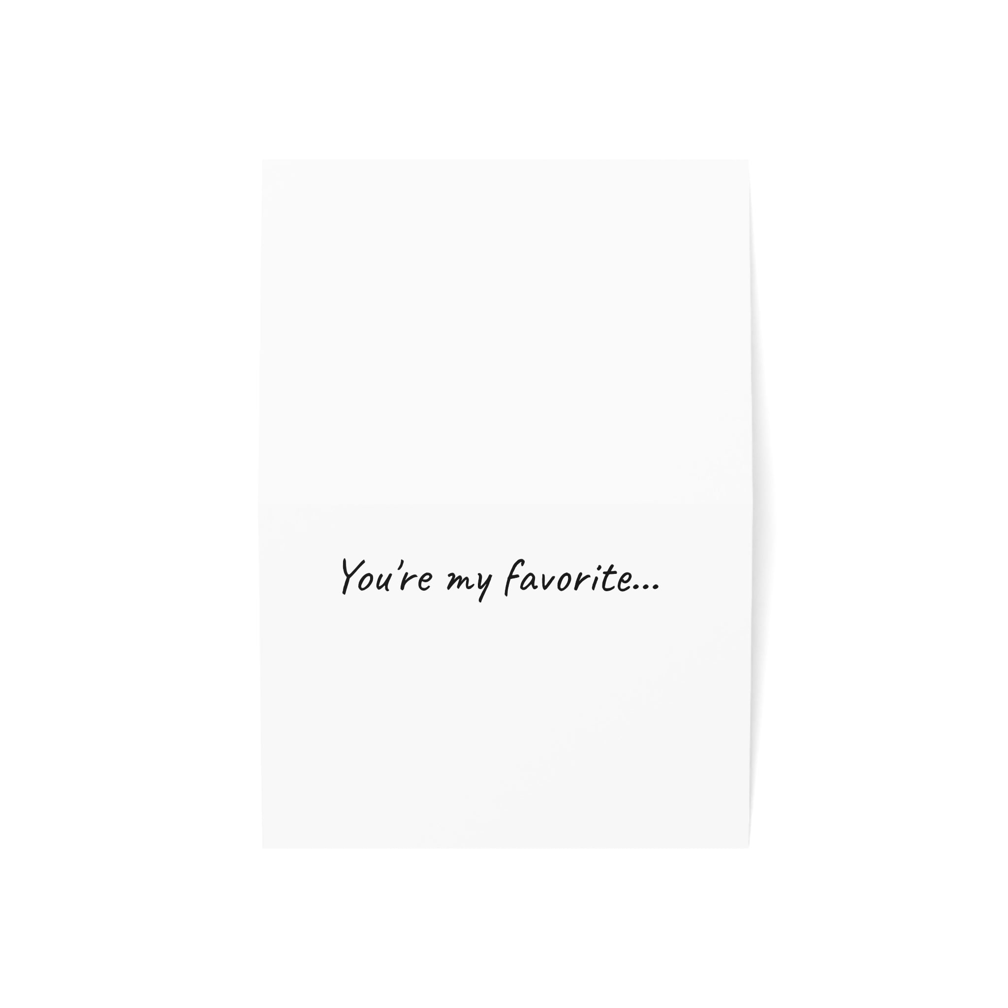 “You my favorite, even when you eating the last spam musubi.” Hawaii Single Valentines Day Card