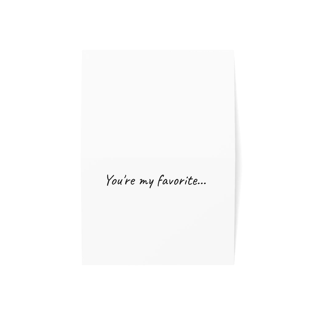 “You my favorite, even when you eating the last spam musubi.” Hawaii Single Valentines Day Card