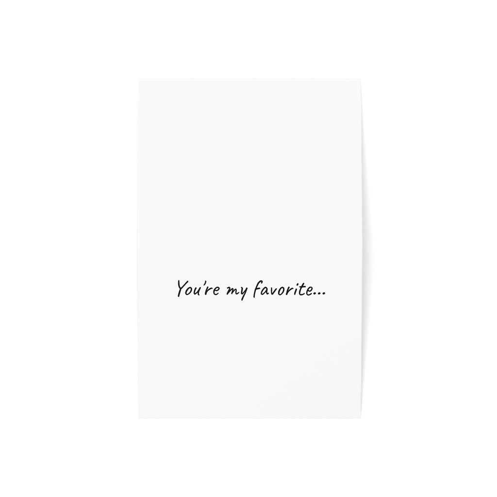 “You my favorite, even when you eating the last spam musubi.” Hawaii Single Valentines Day Card