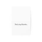 “You my favorite, even when you eating the last spam musubi.” Hawaii Single Valentines Day Card