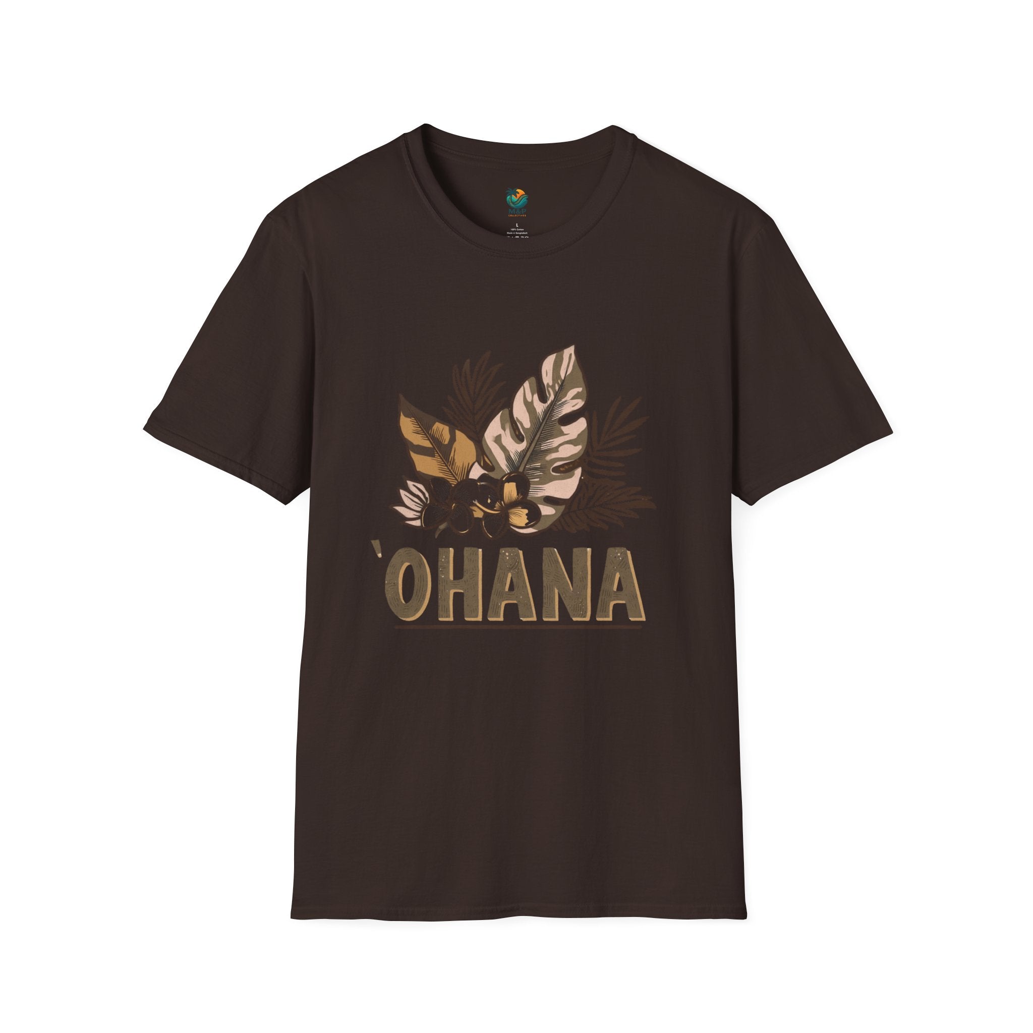 `Ohana Blue on Black T-Shirt