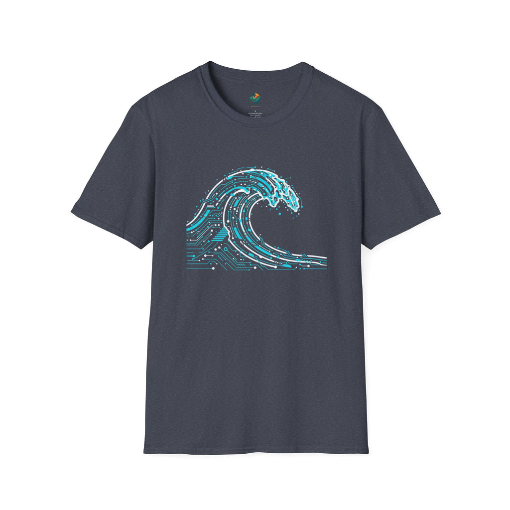 Constellation Wave T-Shirt by Printify