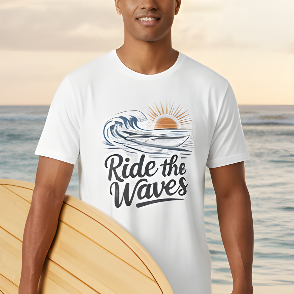 Ride the Wave T-Shirt by Printify
